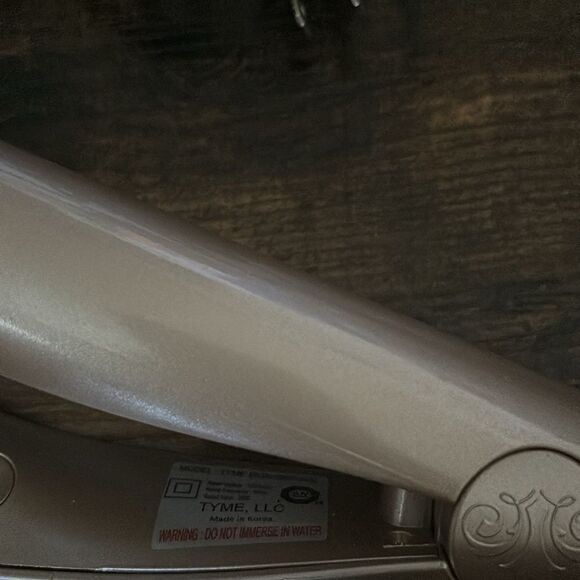 Tyme Iron Original 2-In-1 Hair Curler & Straightener Rosegold - Picture 7 of 7